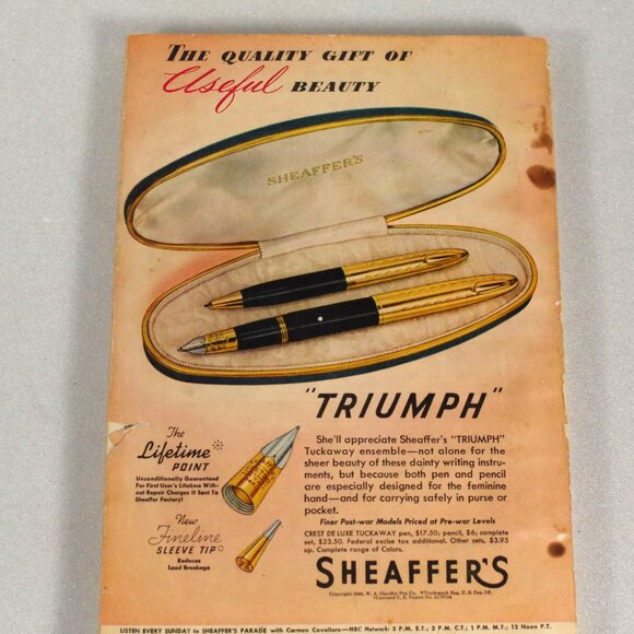 Popular Mechanics October 1946 Nuclear Power Atomic Age Vintage Advertising, - Picture 10 of 10